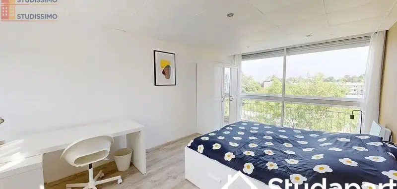 Studio 9m² Rennes 35000 - Meublé, étage élevé - Photo 3