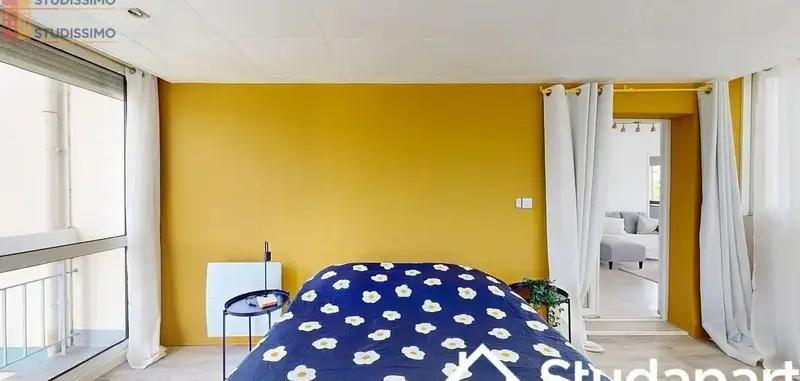 Studio 9m² Rennes 35000 - Meublé, étage élevé - Photo 2