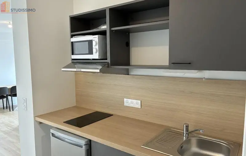Studio meublé 17m² Bordeaux 33300 - Meublé, DPE B - Photo 7