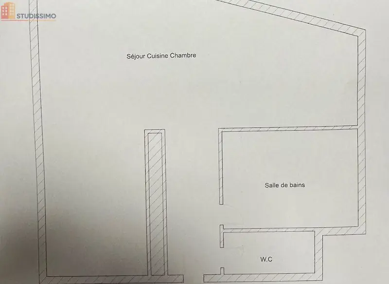 Studio 26m² Bordeaux 33800 - Photo 1