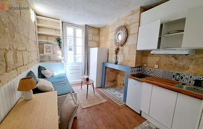 Studio meublé 14m² Bordeaux centre - Meublé, DPE D - Photo 4