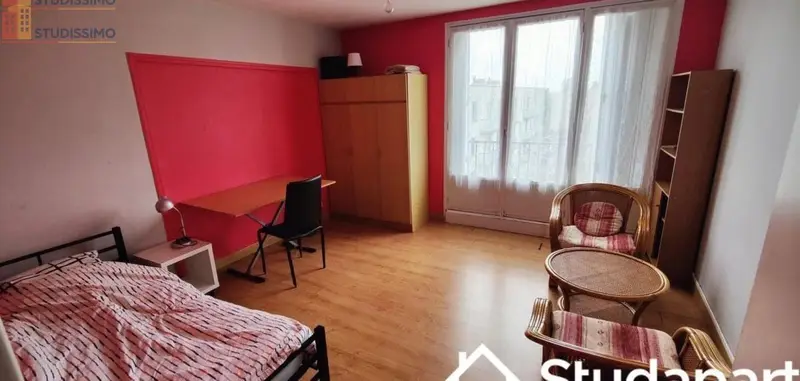 Studio meublé 12m² Rennes 35000 - Meublé, étage élevé - Photo 1