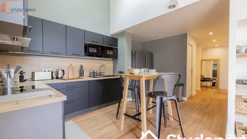 Studio meublé 12m² Bordeaux 33800 - Meublé, DPE A - Photo 4