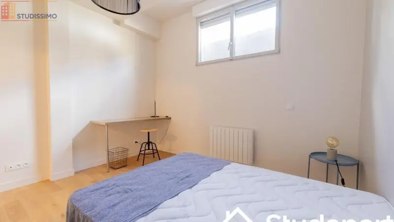 Studio meublé 12m² Bordeaux 33800 - Meublé, DPE A - Photo 2
