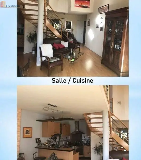 Studio meublé 14m² Chantepie - Meublé, douche privée - Photo 2