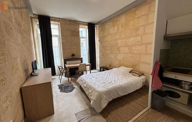 Studio meublé 22m² Bordeaux centre - Meublé, DPE D - Photo 9
