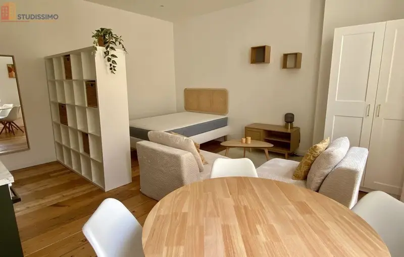 Studio meublé 30m² Bordeaux centre - Meublé, DPE B - Photo 2
