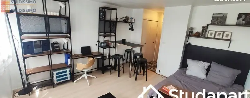 Studio meublé 26m² Bordeaux centre - 1er étage, meublé - Photo 4