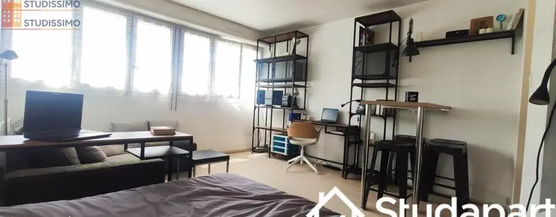 Studio meublé 26m² Bordeaux centre - 1er étage, meublé - Photo 2