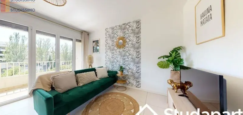 Studio meublé 11m² Montpellier 34070 - Calme, lumineux - Photo 2