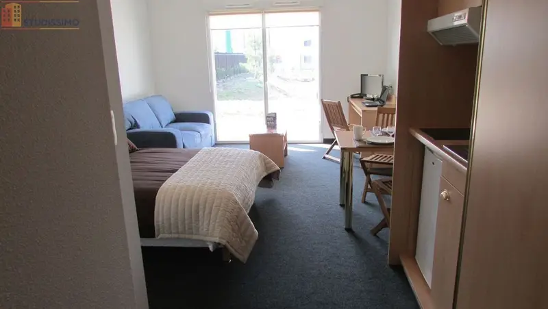 Studio meublé 28m² Noyal-Châtillon-sur-Seiche - Meublé, DPE B - Photo 3