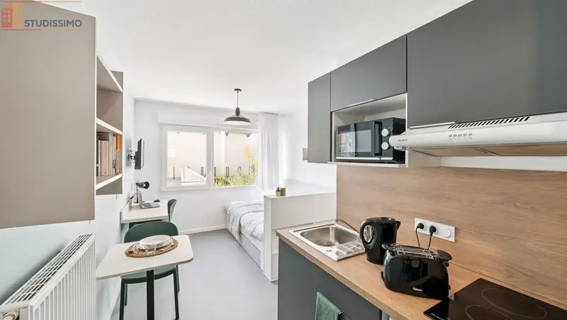 Studio meublé 19m² Lormont - Résidence étudiante, meublé - Photo 7