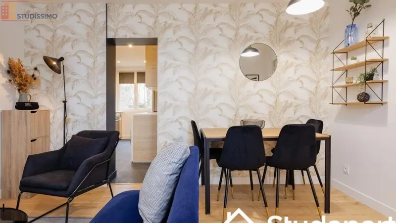 Studio meublé 9m² Pessac - Meublé, DPE A - Photo 4