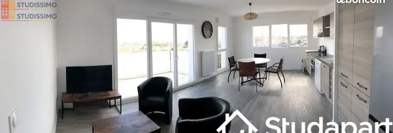 Studio meublé 16m² Talence - Lumineux, DPE A - Photo 9