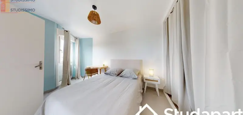 Studio meublé 12m² Montpellier 34070 - Étage élevé, lumineux - Photo 1