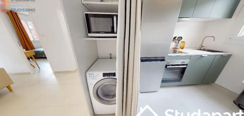 Studio meublé 10m² Montpellier 34070 - Meublé, DPE D - Photo 1