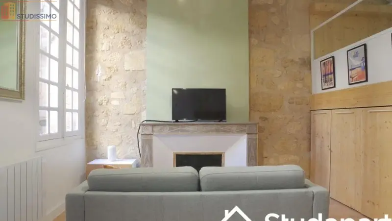 Studio meublé 27m² Bordeaux centre - Étage 2, DPE A - Photo 11