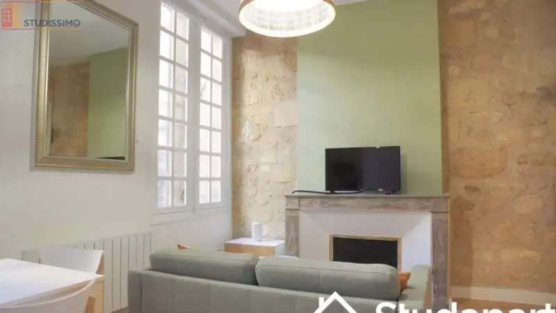 Studio meublé 27m² Bordeaux centre - Étage 2, DPE A - Photo 6
