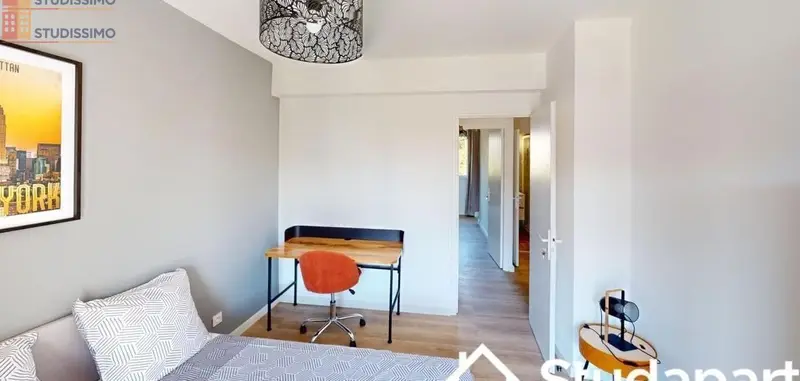 Studio meublé 10m² Montpellier 34070 - Calme, lumineux - Photo 2