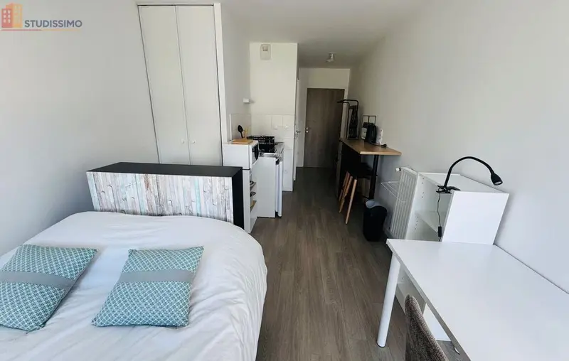 Studio meublé 20m² Rennes 35700 - Meublé, DPE C - Photo 5