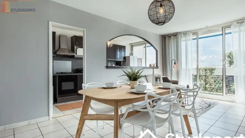 Studio meublé 9m² Mérignac - Calme, 5e étage - Photo 13