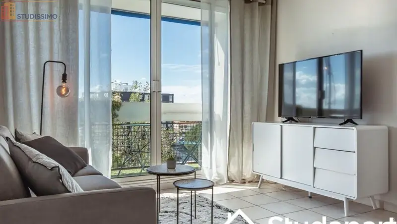 Studio meublé 9m² Mérignac - Calme, 5e étage - Photo 3