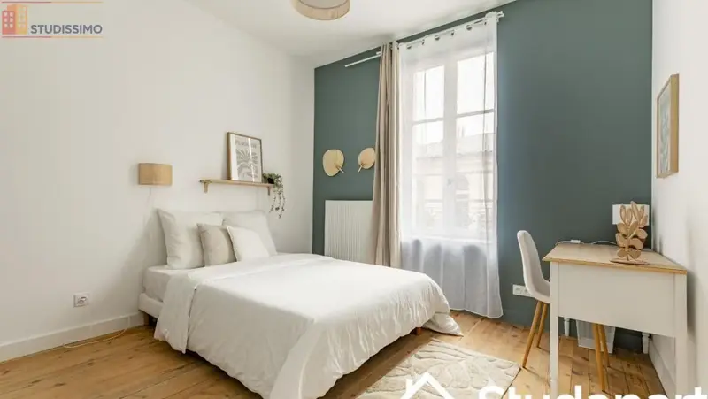 Studio meublé 18m² Bordeaux 33100 - Lumineux, DPE A - Photo 9
