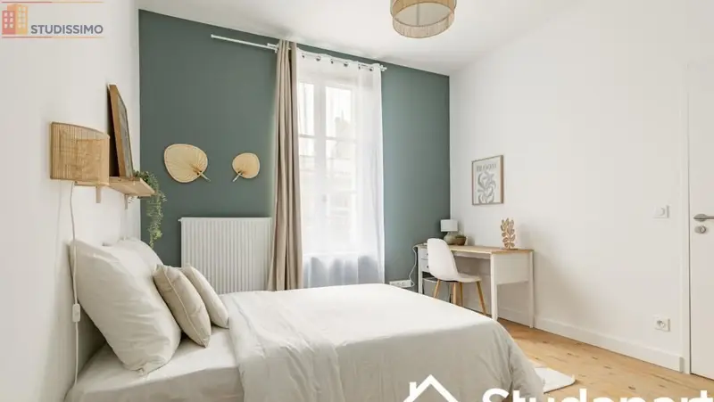 Studio meublé 18m² Bordeaux 33100 - Lumineux, DPE A - Photo 7