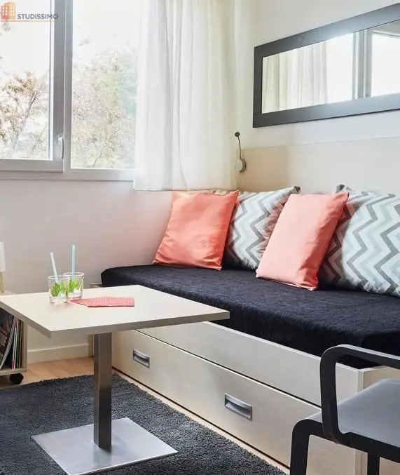 Studio meublé 17m² Rennes 35000 - Meublé, DPE C - Photo 4