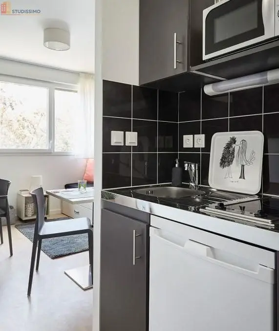Studio meublé 17m² Rennes 35000 - Meublé, DPE C - Photo 3