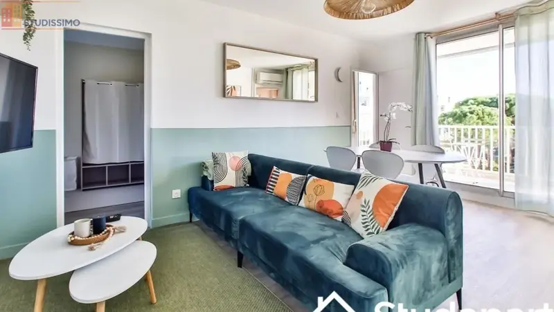 Studio meublé 10m² Montpellier - Calme, 4e étage - Photo 4
