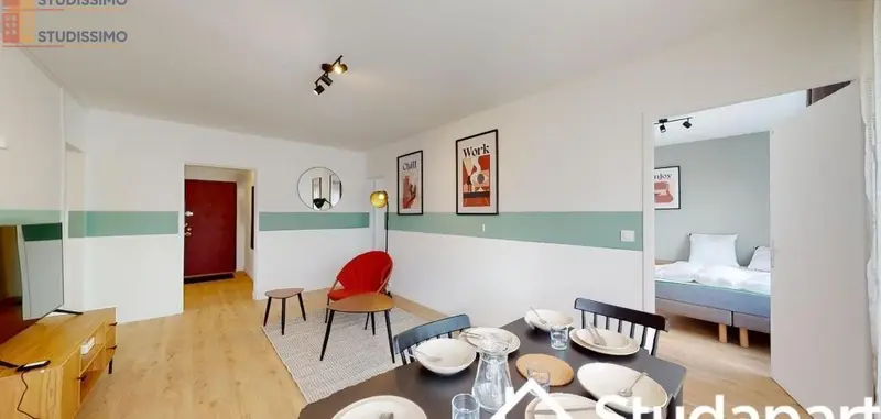 Studio 10m² Mérignac - Meublé, DPE A - Photo 6