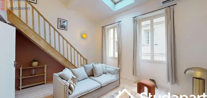 Studio meublé 11m² Bordeaux centre - Calme, lumineux - Photo 6