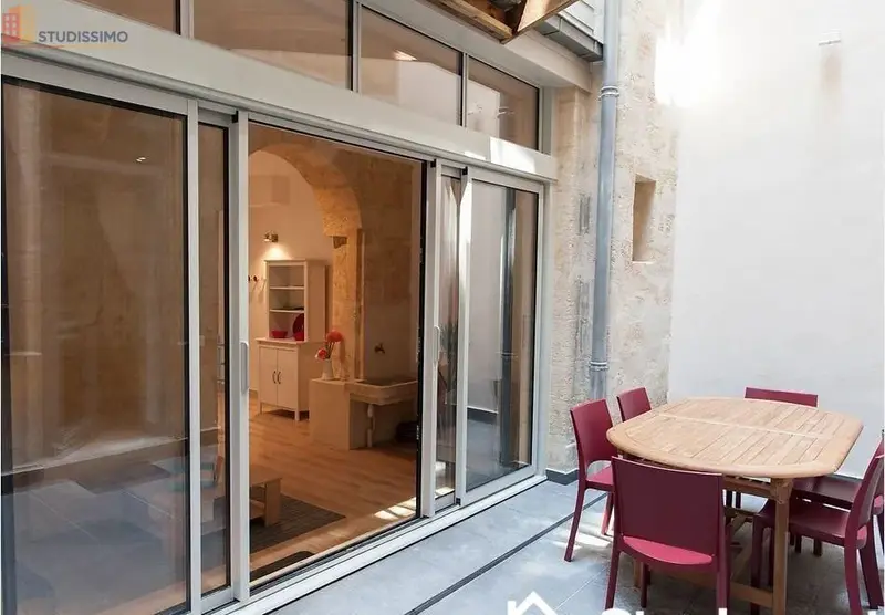 Studio meublé 11m² Bordeaux centre - Calme, parquet - Photo 4