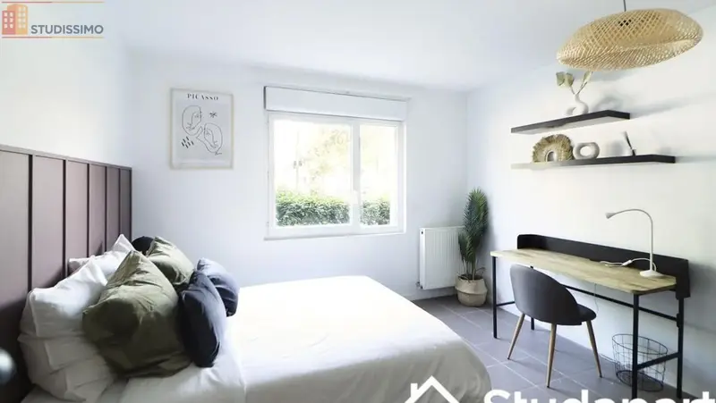 Studio meublé 13m² Bègles - Lumineux, DPE A - Photo 17