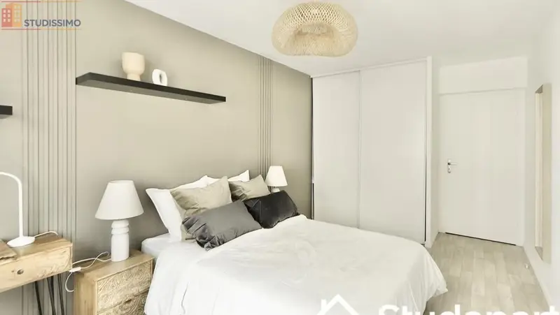 Studio meublé 13m² Bègles - Lumineux, DPE A - Photo 1