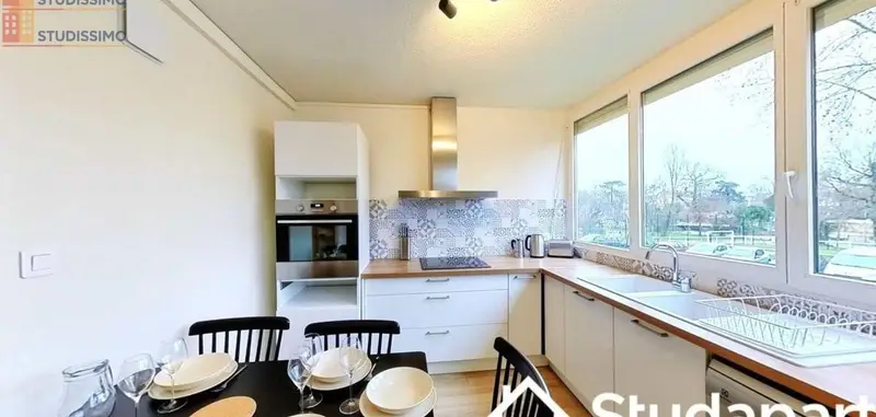 Studio meublé 11m² Talence - Calme, lumineux - Photo 9
