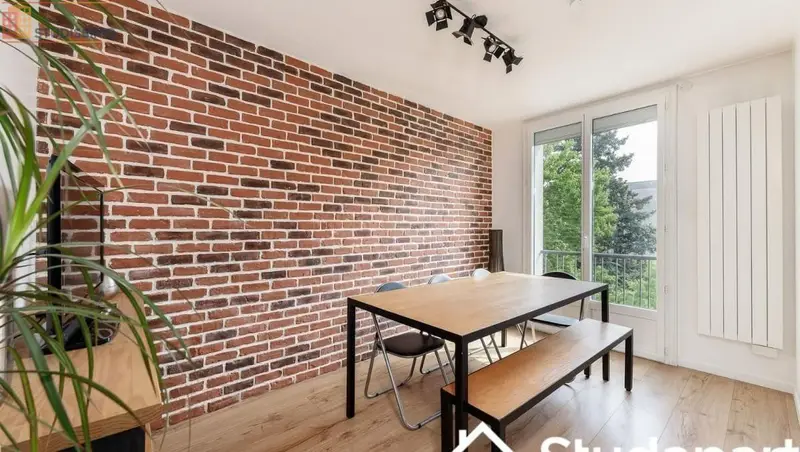 Studio meublé 12m² Pessac - Étage élevé, DPE A - Photo 2