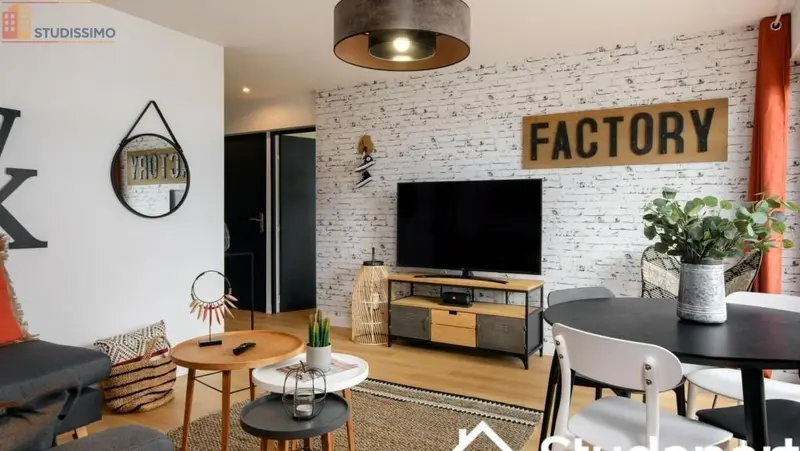 Studio 12m² Mérignac - Meublé, DPE A - Photo 8