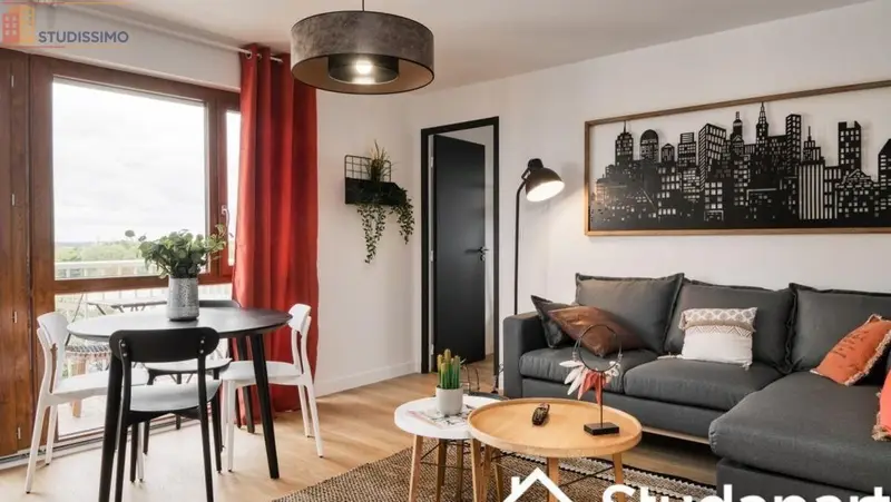 Studio 12m² Mérignac - Meublé, DPE A - Photo 7