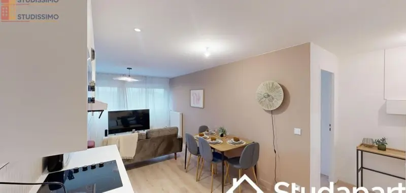 Studio meublé 11m² Talence - Meublé, DPE A - Photo 2