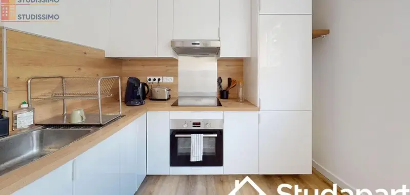 Studio meublé 11m² Montpellier 34070 - Meublé, DPE C - Photo 2