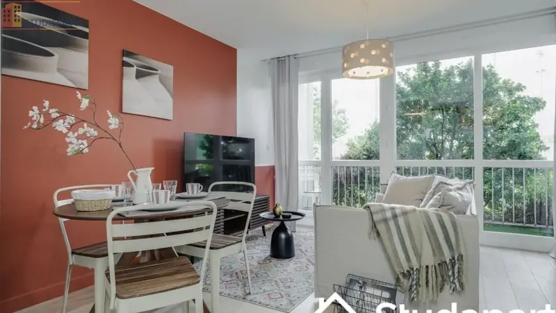 Studio 11m² Mérignac - Meublé, DPE A - Photo 9
