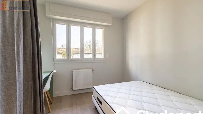 Studio meublé 12m² Talence - Chambre équipée, DPE A - Photo 4