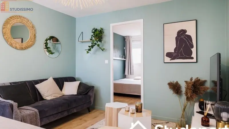 Studio meublé 10m² Mérignac - Meublé, DPE A - Photo 11