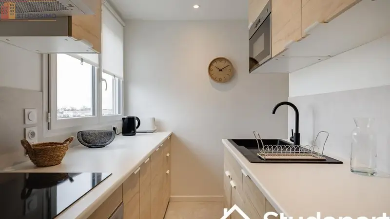 Studio meublé 10m² Mérignac - Meublé, DPE A - Photo 2
