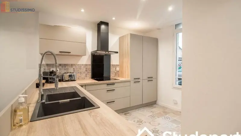 Studio meublé 10m² Bordeaux 33200 - Meublé, DPE B - Photo 9