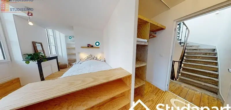 Studio meublé 20m² Bordeaux centre - Meublé, DPE B - Photo 8