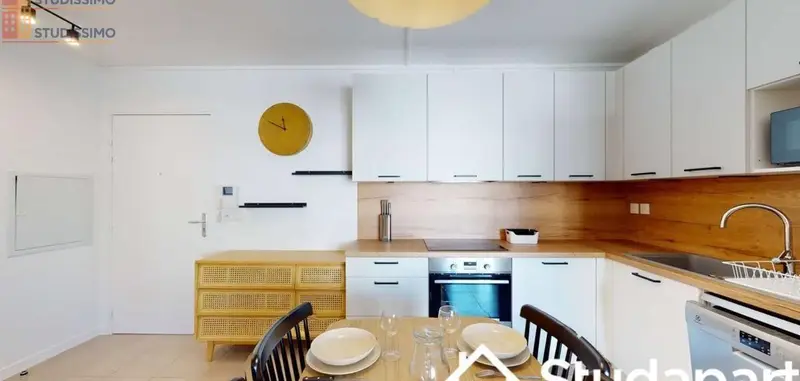 Studio meublé 11m² Bordeaux 33800 - Meublé, DPE A - Photo 2