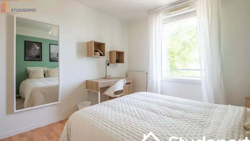Studio meublé 11m² Bordeaux 33800 - Meublé, DPE A - Photo 12